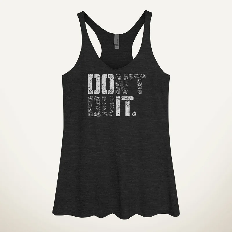 Stunning Fashion Don't Quit/Do It Women's Tank Top