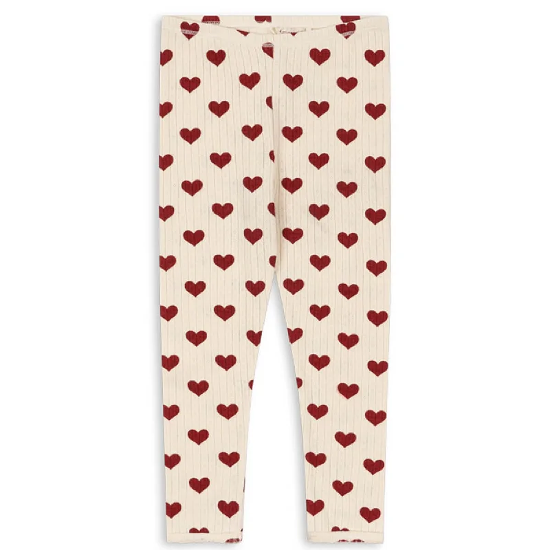 Minnie Legging Pants in Amour Rouge by Konges Sløjd