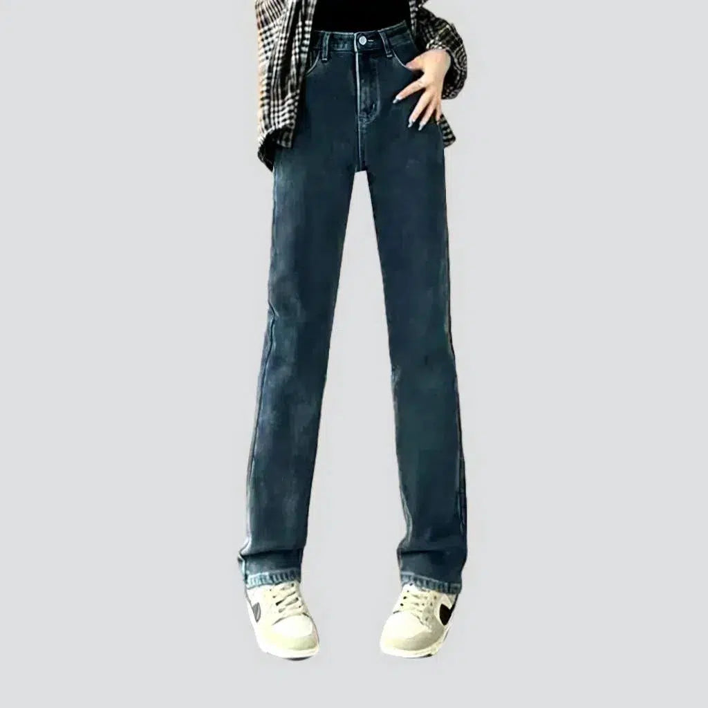 Straight women's 90s jeans