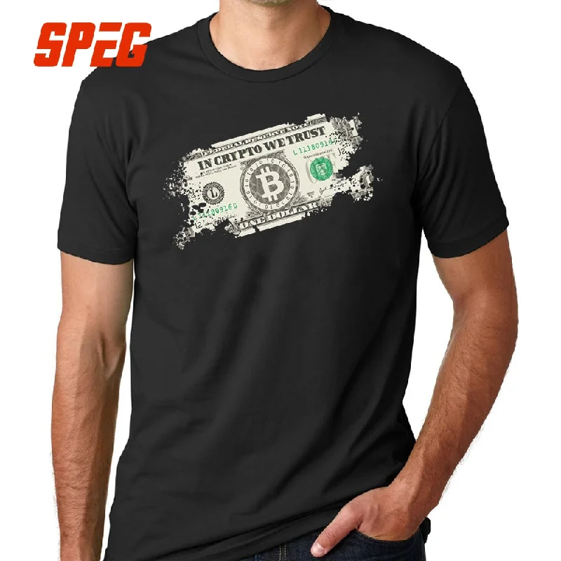 Vintage US Dollar In Crypto We Trust Bitcoin T-Shirt