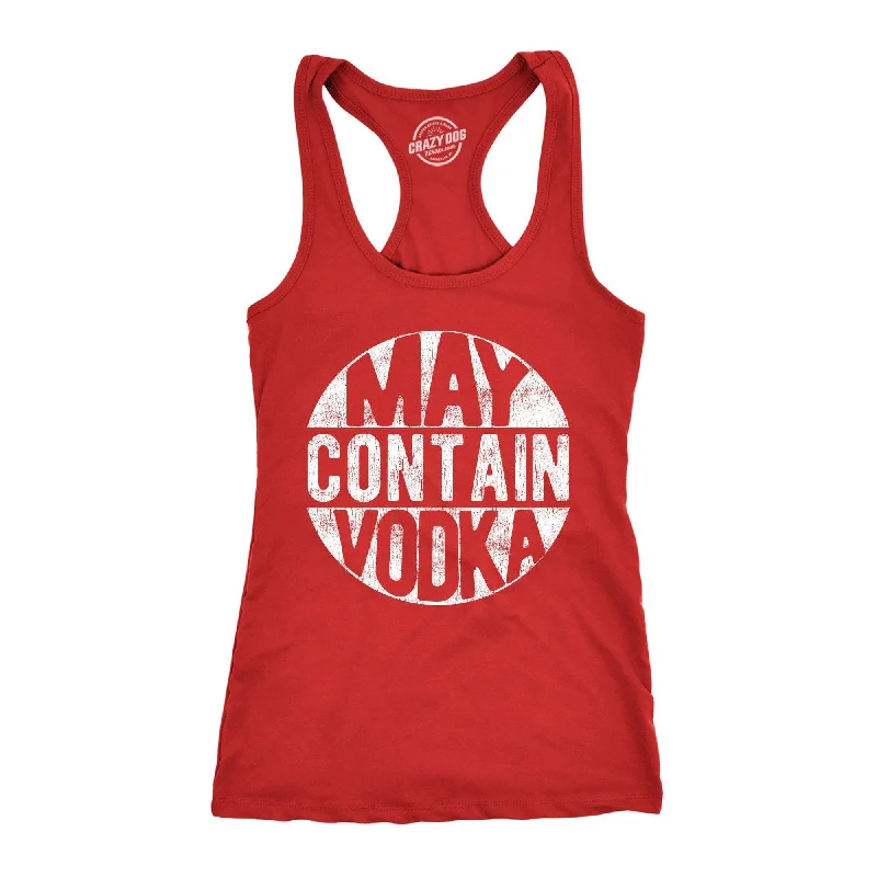 Elegant And Noble May Contain Vodka Women's Tank Top
