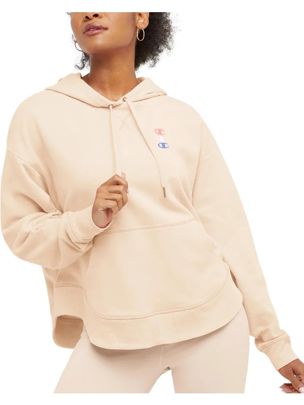 Noble And Elegant Womens Logo Cotton Hoodie
