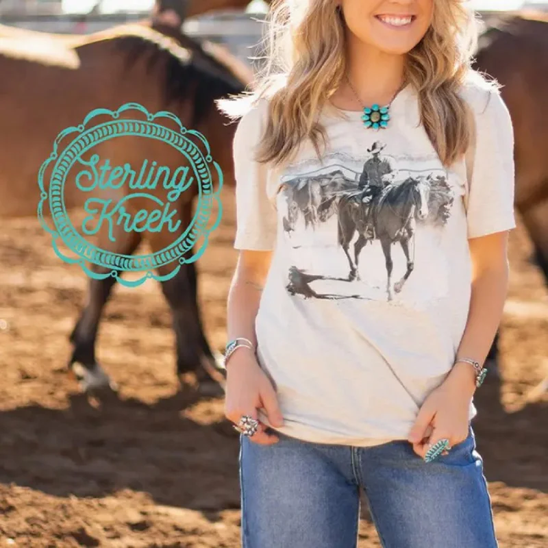 Cool Summer Natural Colored To the Fire Tee