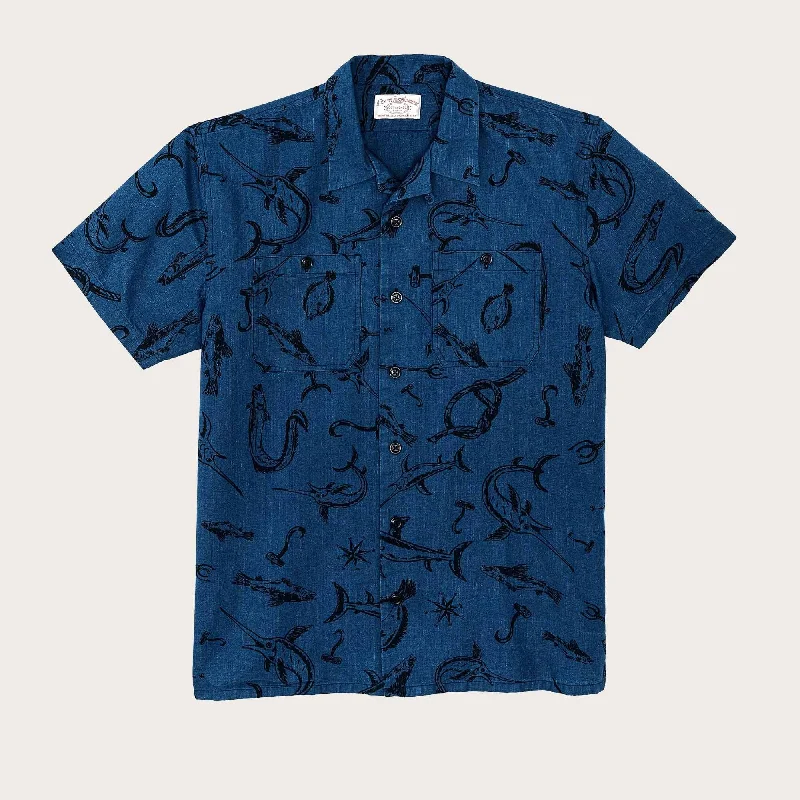 Design And Tailoring RUSTIC SHORT SLEEVE CAMP SHIRT