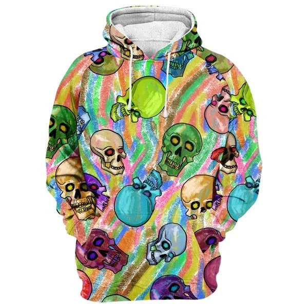 Design And Tailoring Crayon Skulls Hoodie