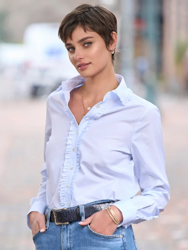 Floral Prints Larissa Ruffle Shirt