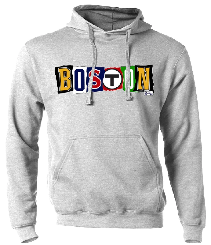 Slim Fit Boston - Ransom Note - Sweatshirt