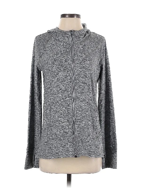 Simple Solid Color Zip Up Hoodie