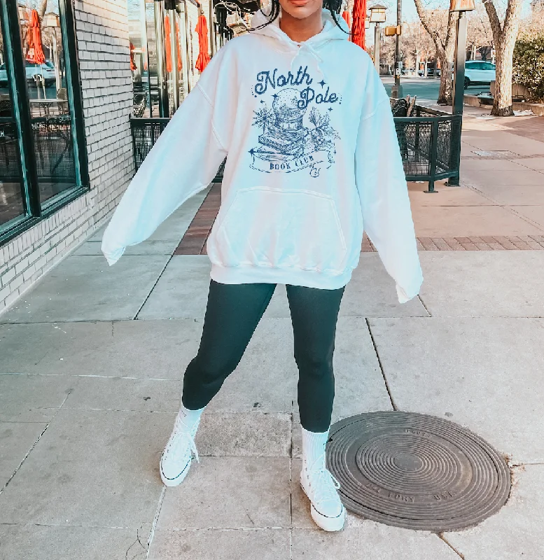 Elegant And Simple north pole book club hoodie