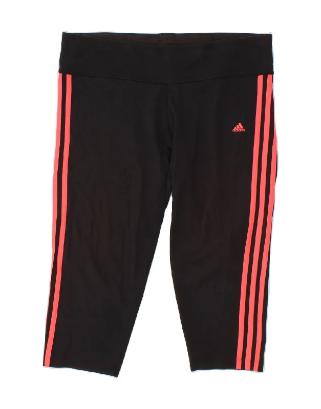 Spiritual Vitality ADIDAS Womens Climalite Capri Tracksuit Trousers UK 20/22 XL Black Spiritual Vitality ADIDAS Womens Climalite Capri Tracksuit Trousers UK 20/22 XL Black