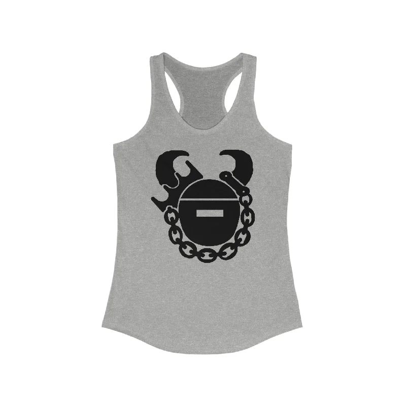 Carefree Ladies Ideal Racerback Tank - Game Day Helmet