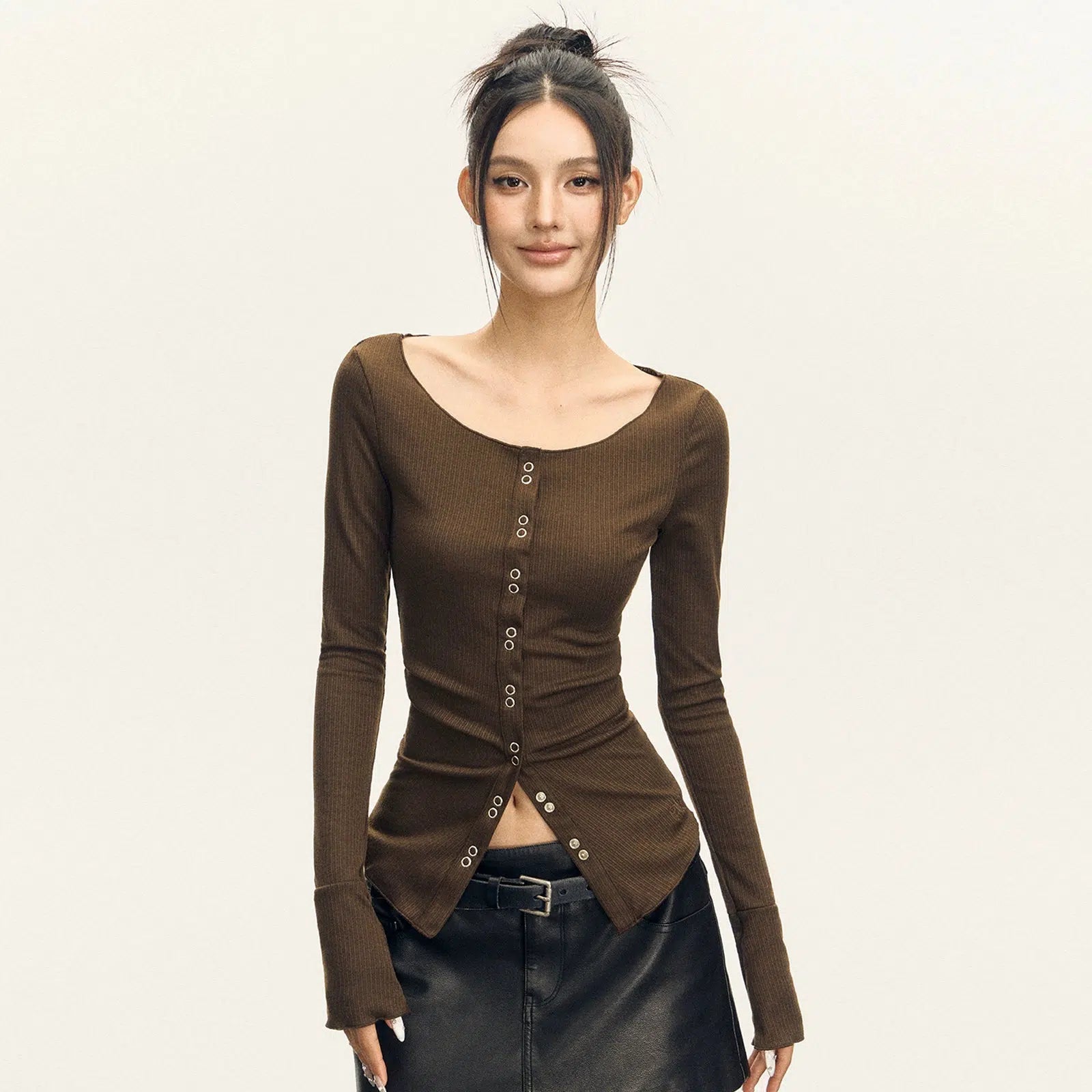 End Of The Year Slim Fit Knit Cardigan Top