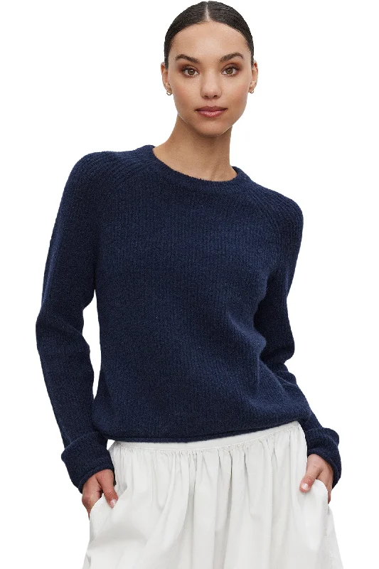 Sexy Fun Velvet Gigi Cozy Knit Crewneck Sweater