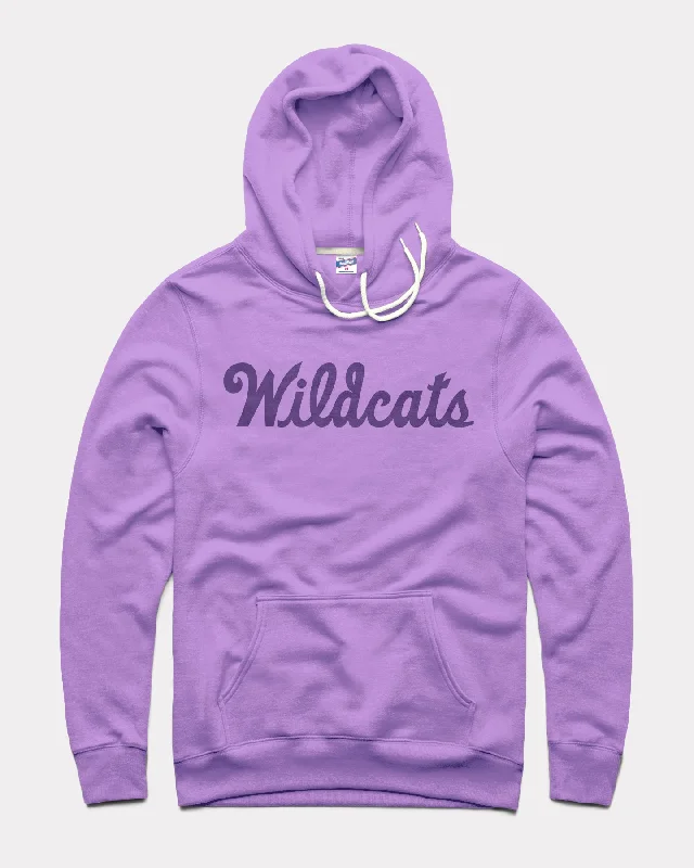 Warm Atmosphere Wildcats Script Lavender Hoodie