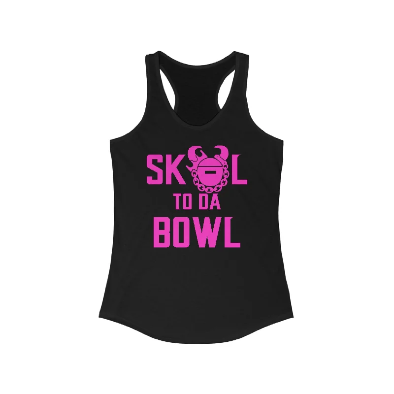 Fashionable And Versatile Ladies Ideal Racerback Tank - to da BOWL