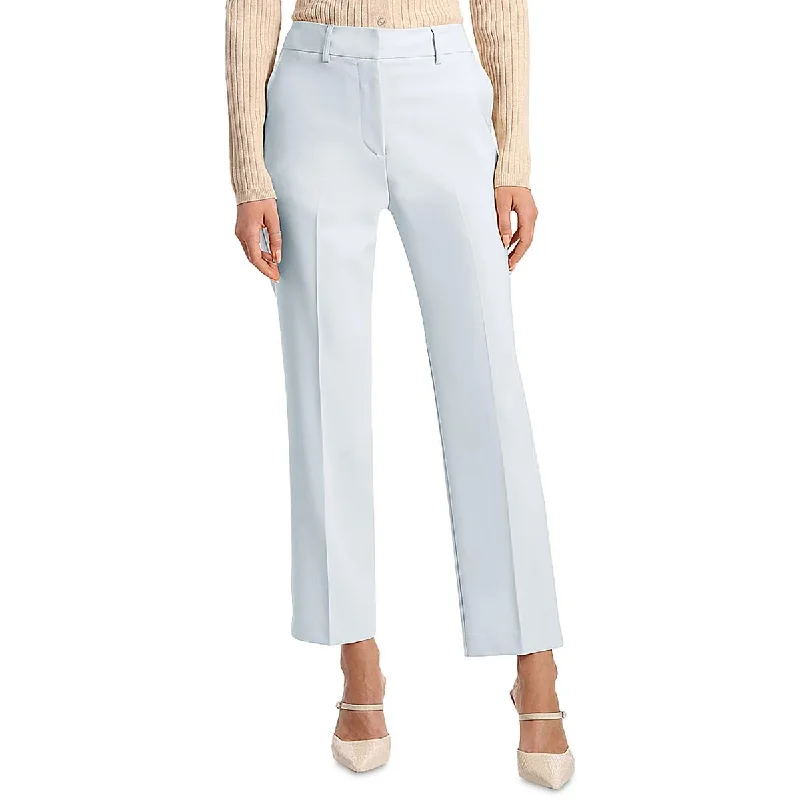 Bright Colors Womens Straight Leg Wear to work Suit Pants