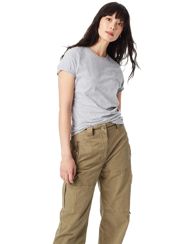 Noble And Elegant Hanes Ladies Classic Fit Tee | Light Steel