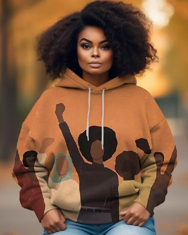 Black Girls Protest Against Printed Women's Hoodies