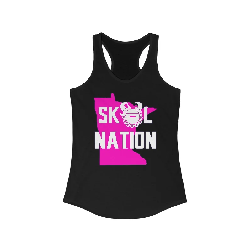 Short Design Ladies Ideal Racerback Tank - MN Nation