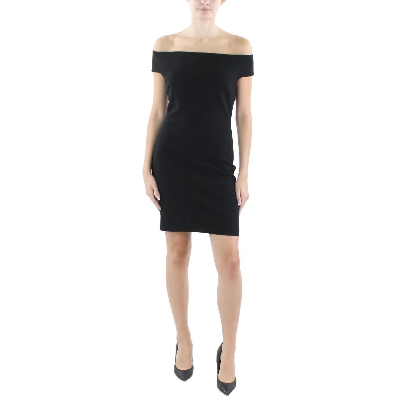 Cool Summer Guess by Marciano Womens Off-The-Shoulder Mini Mini Dress