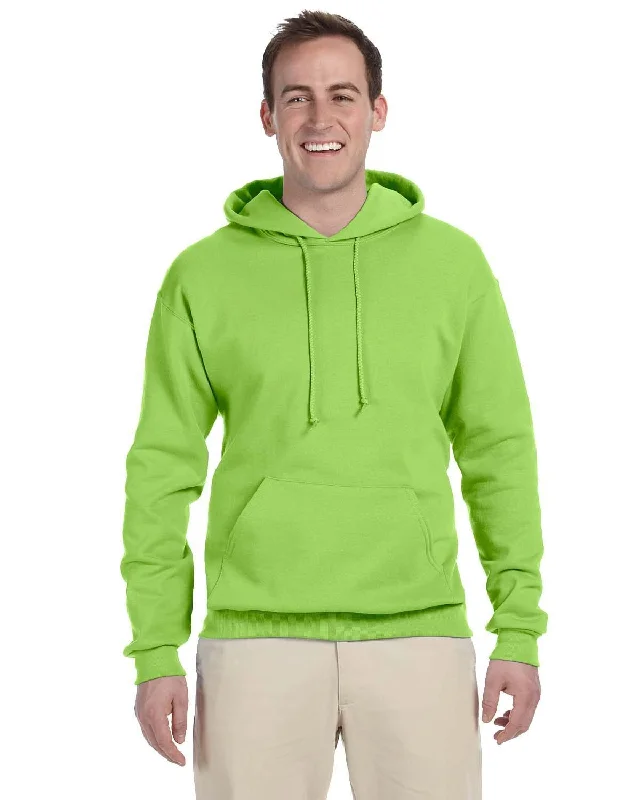 Fresh And Simple Jerzees 50/50 Hooded Sweatshirt | Neon Green
