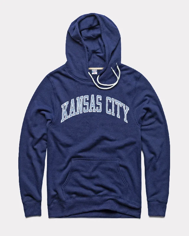 Casual And Versatile Kansas City Arch Vintage Navy Hoodie