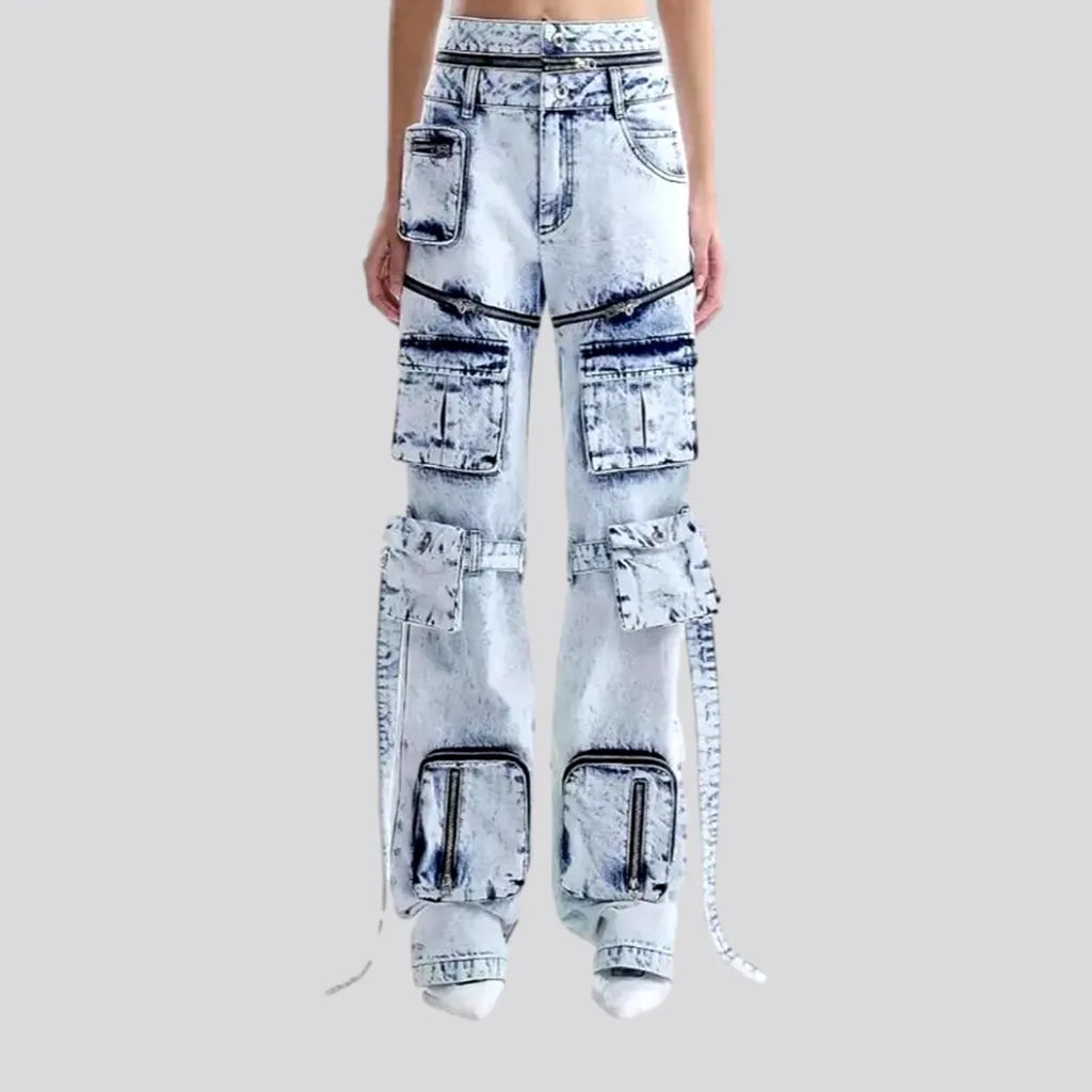 Classic Fashionable bootcut fit jeans for women