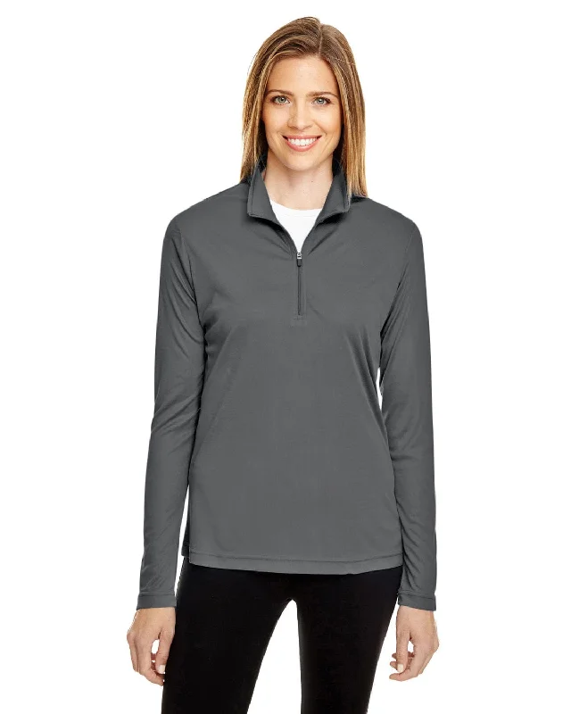 Thin Design Team 365 Ladies Zone Performance Quarter-Zip | Sport Graphite