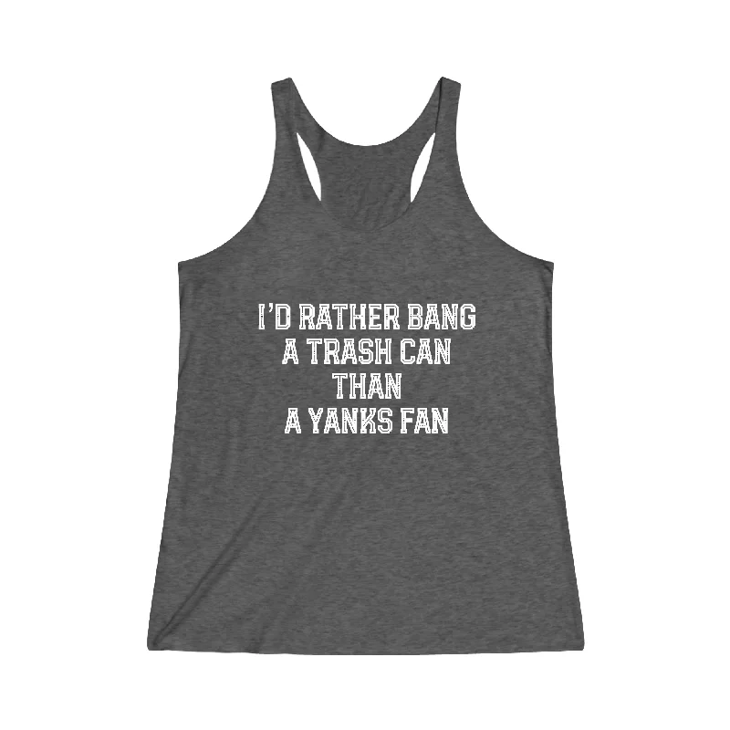 Urban Style I’d Rather Women's Racerback Tank