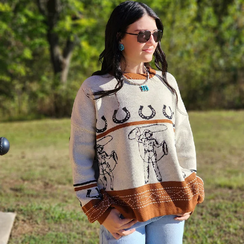 Low-key Luxury Cowboy Sweater Ivory