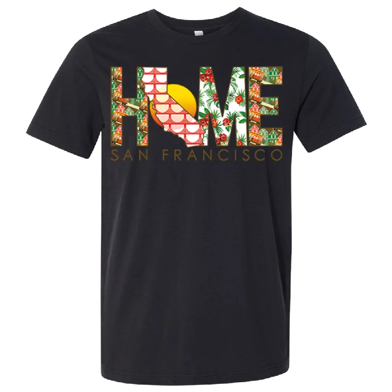 Minimalism San Francisco Home Asst Colors Mens Lightweight Fitted T-Shirt/tee