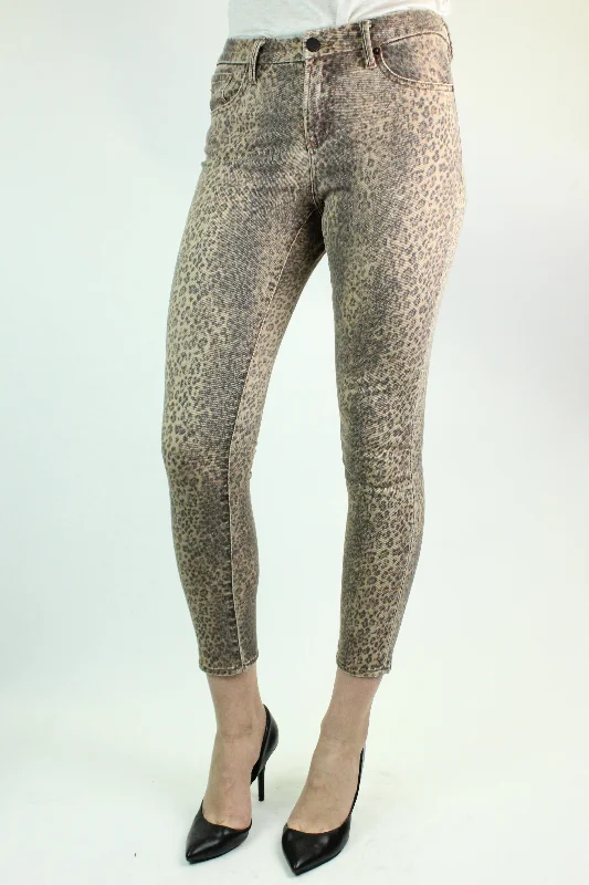 Gisele Snow Leopard Jeans