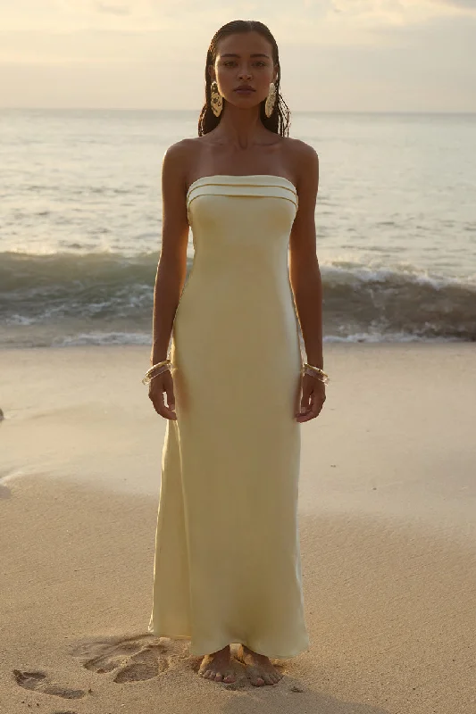 Innovative Design DELILAH MAXI DRESS - LEMON