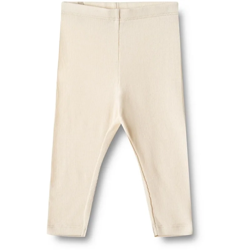 Noble And Elegant Wheat Cream Rib Leggings Maddy