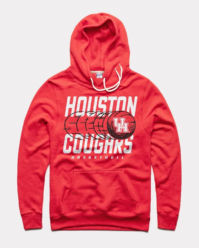 Cute Style Houston Trailing Basketball Red Hoodie