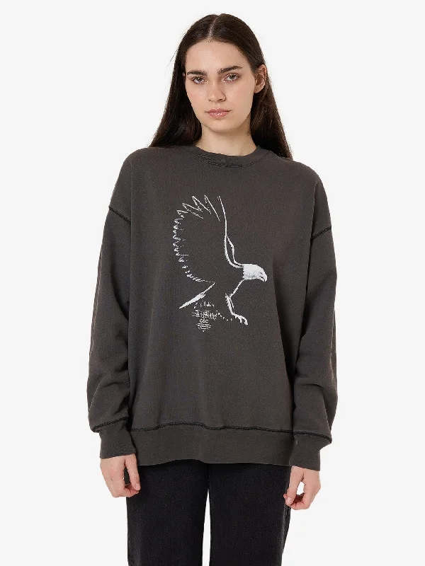 Ethnic Style Speed Metal Slouch Crew - Merch Black