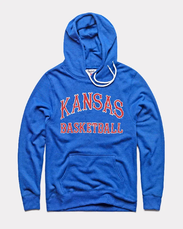 Fresh And Simple Kansas Basketball Jersey Letters Royal Hoodie