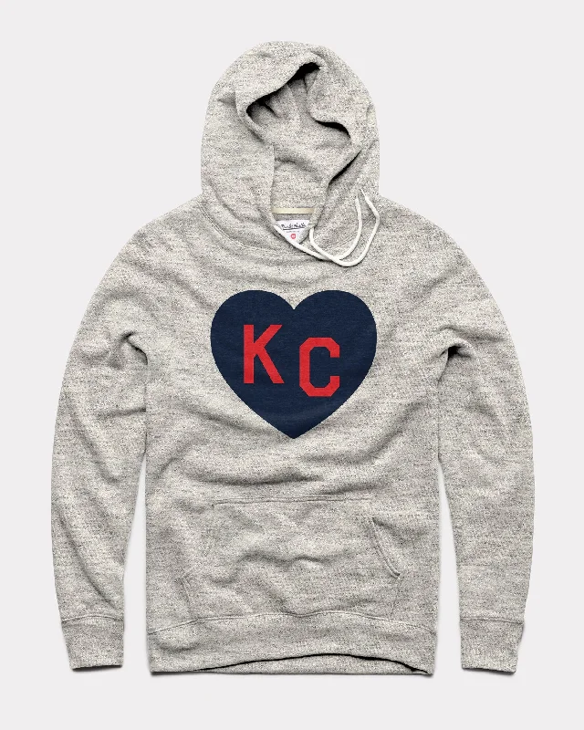 Outdoor Trend Athletic Grey KC Heart Hoodie