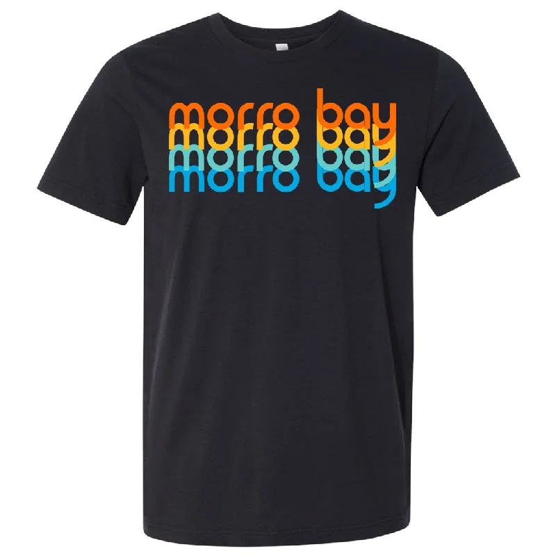Bottom And Versatile Morro Bay Stacked Asst Colors Mens Lightweight Fitted T-Shirt/tee