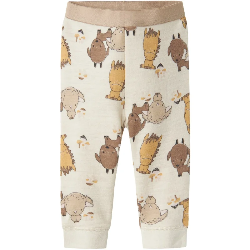 New Products Name It Peyote Melange AOP Wup Wool/Cotton Legging