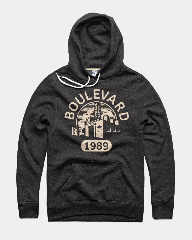 Sports Cool Boulevard 1989 Vintage Black Hoodie