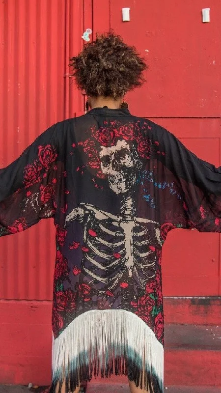 Dessert Matching Grateful Dead Kimono - Bertha