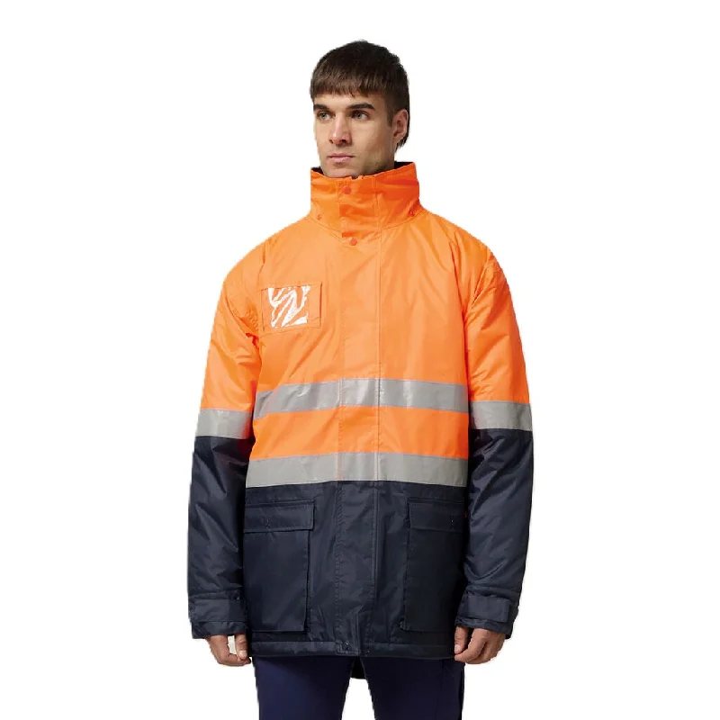 Casual Street Hard Yakka Core Hi-Vis 2 Tone Taped Quilted Waterproof Jacket (Y06685)