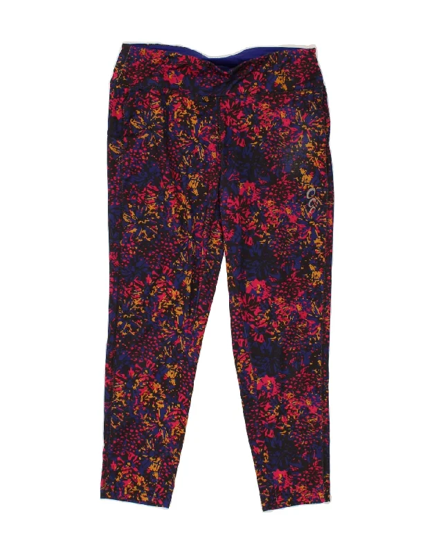 CRIVIT Womens Tracksuit Trousers US 14/16 Medium  Multicoloured Floral