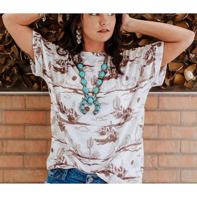 Warm Atmosphere Women's Tan Desert Sand Tee