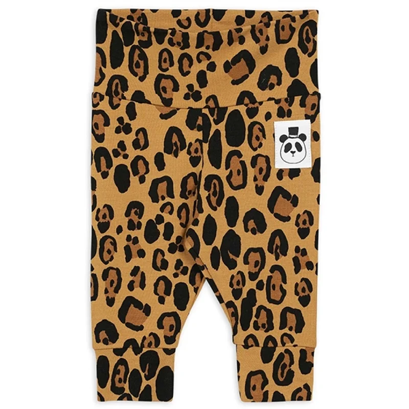 Casual And Comfortable Mini Rodini Basic Leopard Newborn Leggings