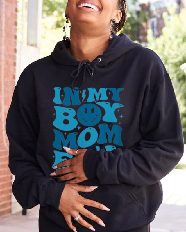 Customized Version In My Boy Mom Era Long Sleeve Hoodie