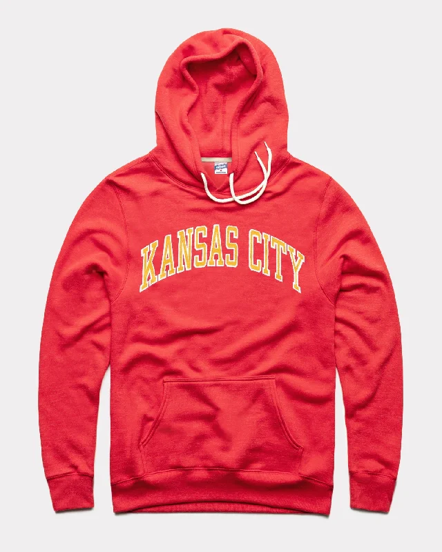 Casual Street Red & Gold Kansas City Arch Hoodie