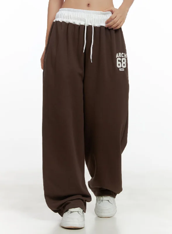 Casual And Comfortable Multi-Color Wide Fit Sweatpants CO402