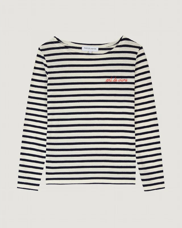 Classic "Art De Vivre" colombier sailor shirt